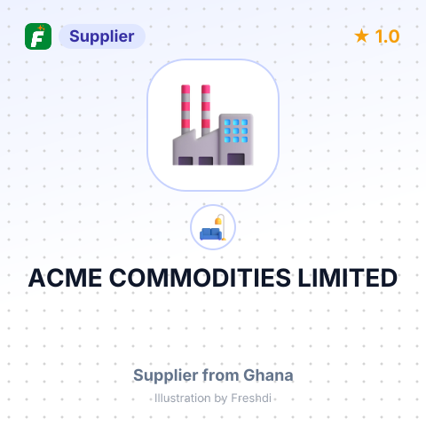 ACME COMMODITIES LIMITED – summary card, no photo uploaded yet
