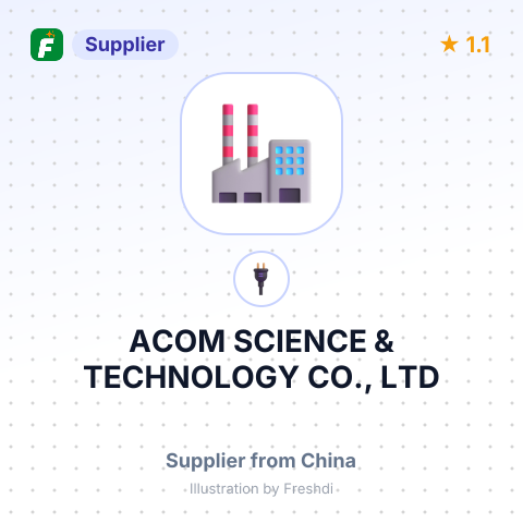 ACOM SCIENCE & TECHNOLOGY CO., LTD – summary card, no photo uploaded yet