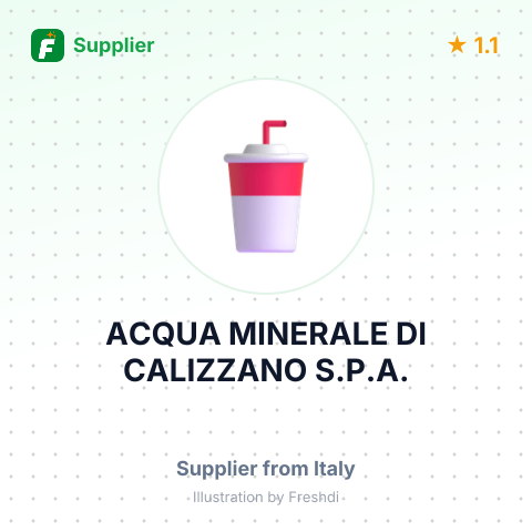 ACQUA MINERALE DI CALIZZANO S.P.A. – summary card, no photo uploaded yet