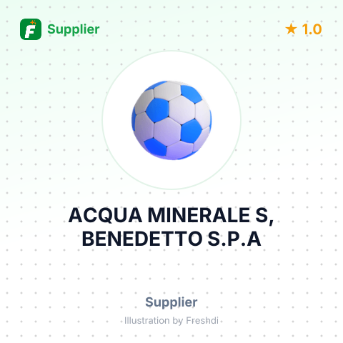 ACQUA MINERALE S, BENEDETTO S.P.A – summary card, no photo uploaded yet