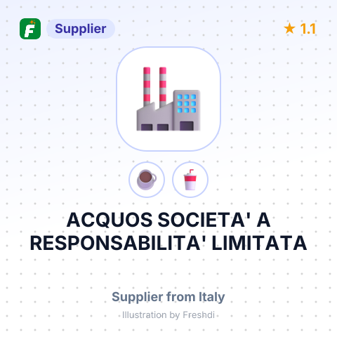 ACQUOS SOCIETA' A RESPONSABILITA' LIMITATA – summary card, no photo uploaded yet