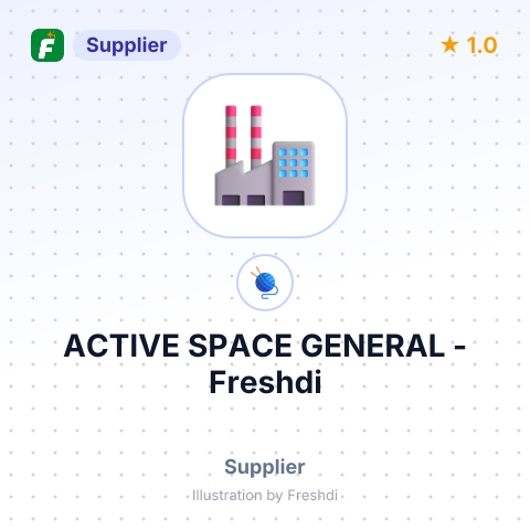ACTIVE SPACE GENERAL – summary card, no photo uploaded yet