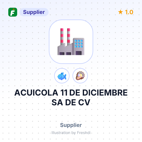 ACUICOLA 11 DE DICIEMBRE SA DE CV – summary card, no photo uploaded yet