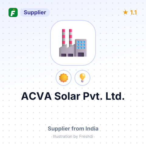 ACVA Solar Pvt. Ltd. – summary card, no photo uploaded yet