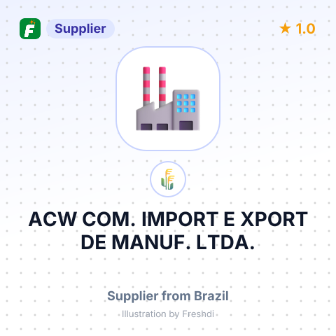 ACW COM. IMPORT E XPORT DE MANUF. LTDA. – summary card, no photo uploaded yet