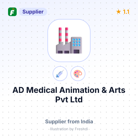 AD Medical Animation & Arts Pvt Ltd – summary card, no photo uploaded yet
