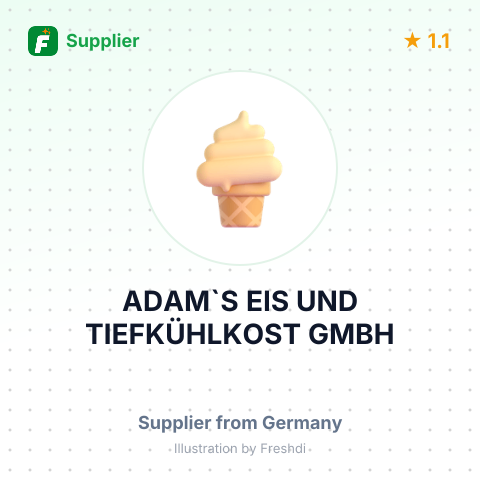 ADAM`S EIS UND TIEFKÜHLKOST GMBH – summary card, no photo uploaded yet