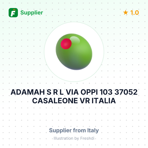 ADAMAH S R L VIA OPPI 103 37052 CASALEONE VR ITALIA – summary card, no photo uploaded yet
