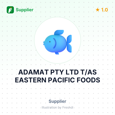 ADAMAT PTY LTD T/AS EASTERN PACIFIC FOODS – summary card, no photo uploaded yet