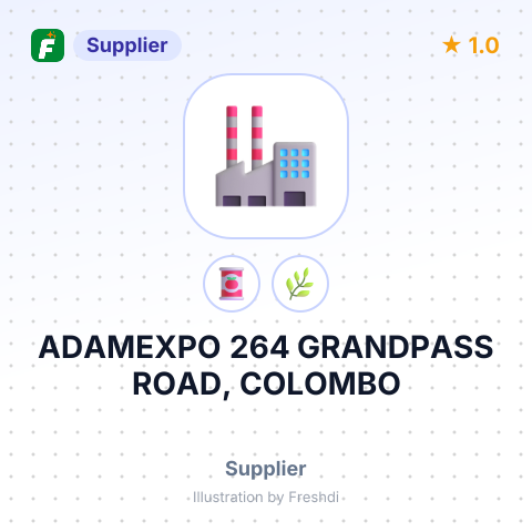 ADAMEXPO 264 GRANDPASS ROAD, COLOMBO – summary card, no photo uploaded yet