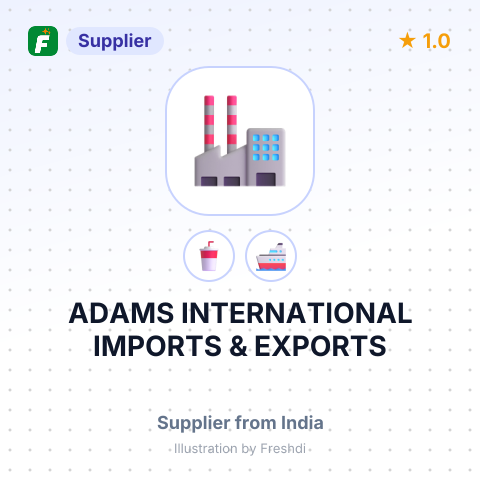 ADAMS INTERNATIONAL IMPORTS & EXPORTS – summary card, no photo uploaded yet