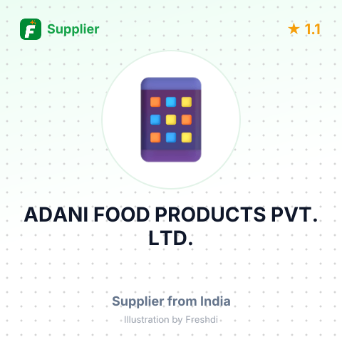 ADANI FOOD PRODUCTS PVT. LTD. – summary card, no photo uploaded yet