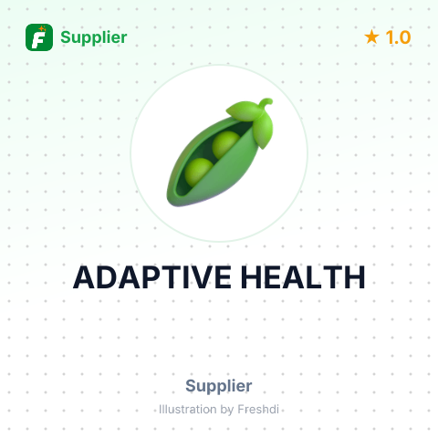 ADAPTIVE HEALTH – summary card, no photo uploaded yet