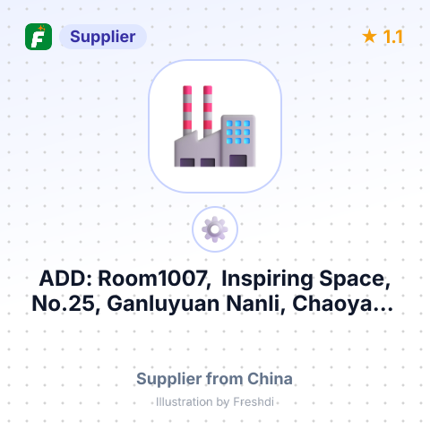 ADD: Room1007, Inspiring Space, No.25, Ganluyuan Nanli, Chaoyang District, Beiji – summary card, no photo uploaded yet