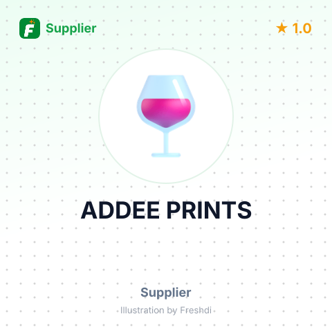 ADDEE PRINTS – summary card, no photo uploaded yet