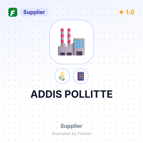 ADDIS POLLITTE – summary card, no photo uploaded yet