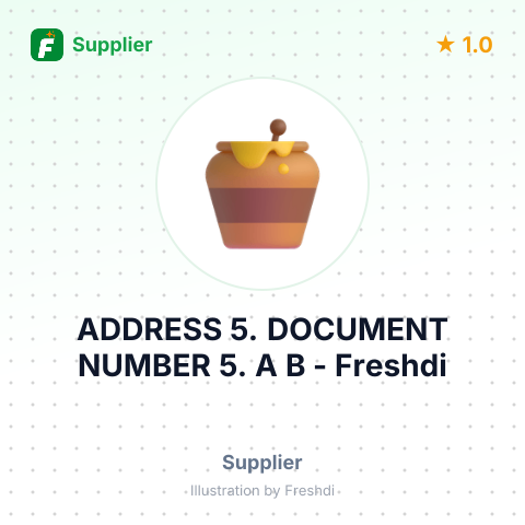 ADDRESS 5. DOCUMENT NUMBER 5. A B – summary card, no photo uploaded yet