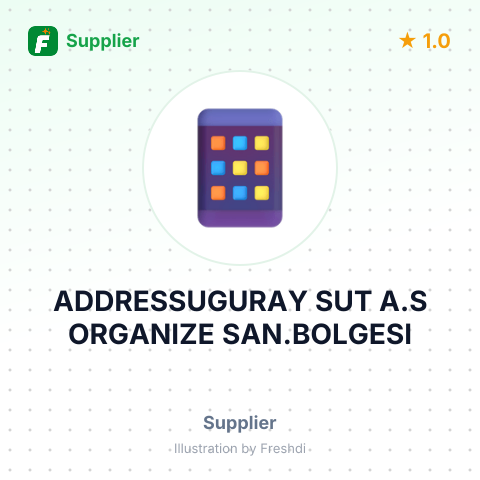 ADDRESSUGURAY SUT A.S ORGANIZE SAN.BOLGESI – summary card, no photo uploaded yet