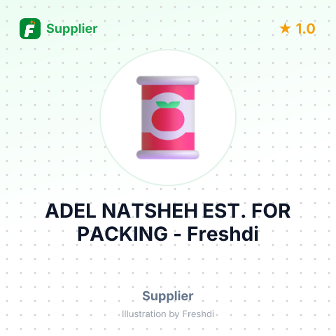 ADEL NATSHEH EST. FOR PACKING – summary card, no photo uploaded yet