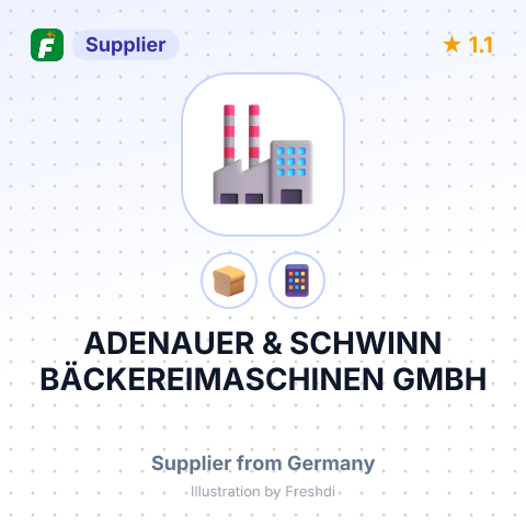 ADENAUER & SCHWINN BÄCKEREIMASCHINEN GMBH – summary card, no photo uploaded yet