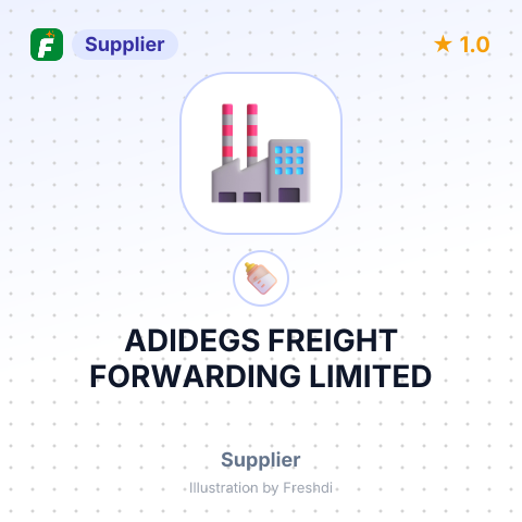ADIDEGS FREIGHT FORWARDING LIMITED – summary card, no photo uploaded yet