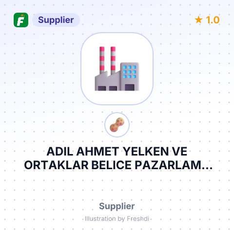 ADIL AHMET YELKEN VE ORTAKLAR BELICE PAZARLAMA ITHALAT IHRACAT NAKLIYE – summary card, no photo uploaded yet