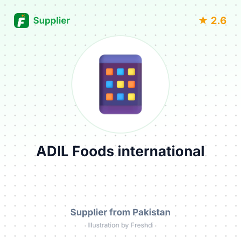 ADIL Foods international – summary card, no photo uploaded yet