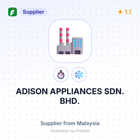ADISON APPLIANCES SDN. BHD. – summary card, no photo uploaded yet