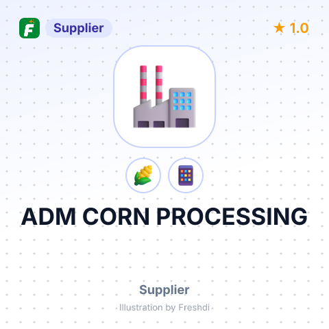 ADM CORN PROCESSING – summary card, no photo uploaded yet