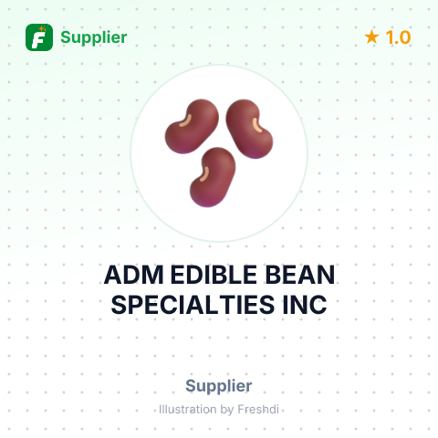 ADM EDIBLE BEAN SPECIALTIES INC – summary card, no photo uploaded yet