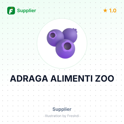 ADRAGA ALIMENTI ZOO – summary card, no photo uploaded yet