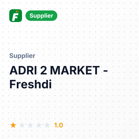 ADRI 2 MARKET – summary card, no photo uploaded yet