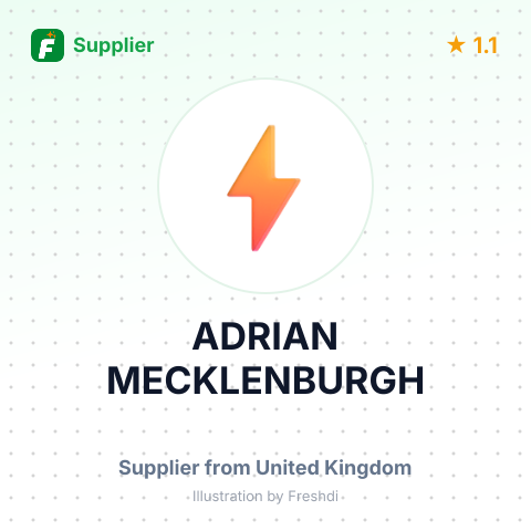 ADRIAN MECKLENBURGH – summary card, no photo uploaded yet