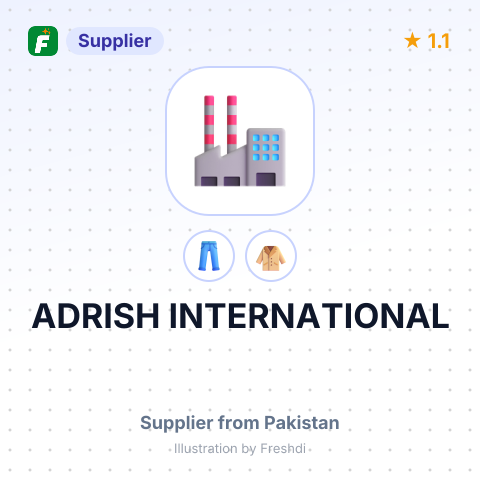 ADRISH INTERNATIONAL – summary card, no photo uploaded yet