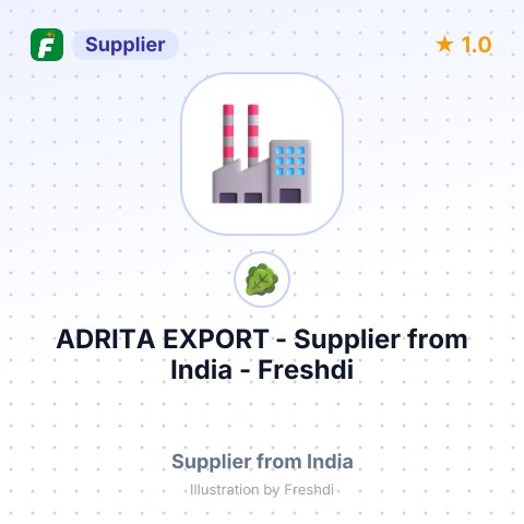 ADRITA EXPORT – summary card, no photo uploaded yet