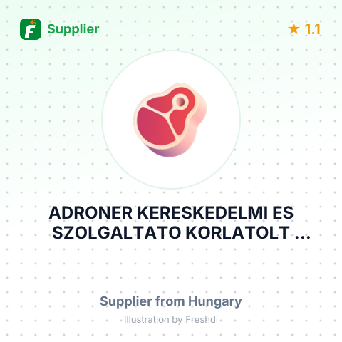 ADRONER KERESKEDELMI ES SZOLGALTATO KORLATOLT FELELOSSEGU TARSASAG – summary card, no photo uploaded yet
