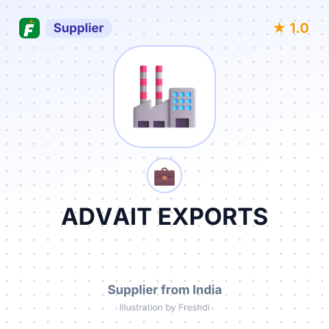 ADVAIT EXPORTS – summary card, no photo uploaded yet