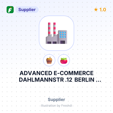 ADVANCED E-COMMERCE DAHLMANNSTR .12 BERLIN GERMANY – summary card, no photo uploaded yet