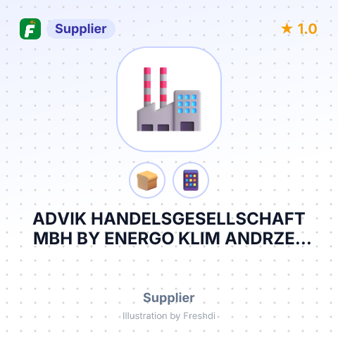 ADVIK HANDELSGESELLSCHAFT MBH BY ENERGO KLIM ANDRZEJ FIEREK – summary card, no photo uploaded yet