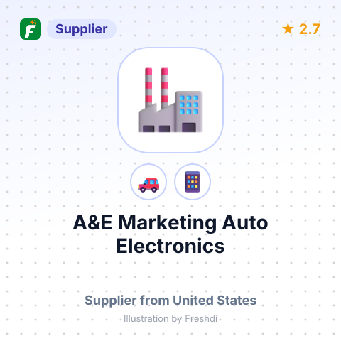A&E Marketing Auto Electronics – summary card, no photo uploaded yet