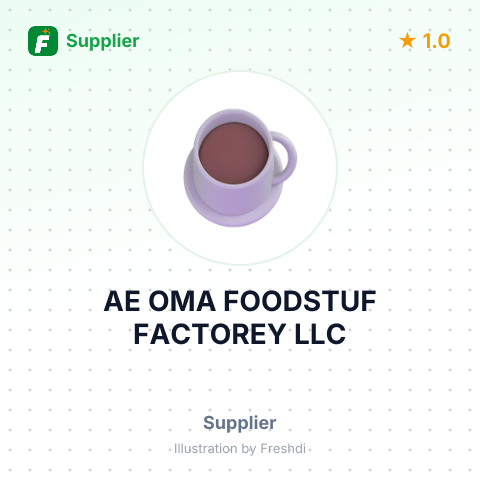 AE OMA FOODSTUF FACTOREY LLC – summary card, no photo uploaded yet