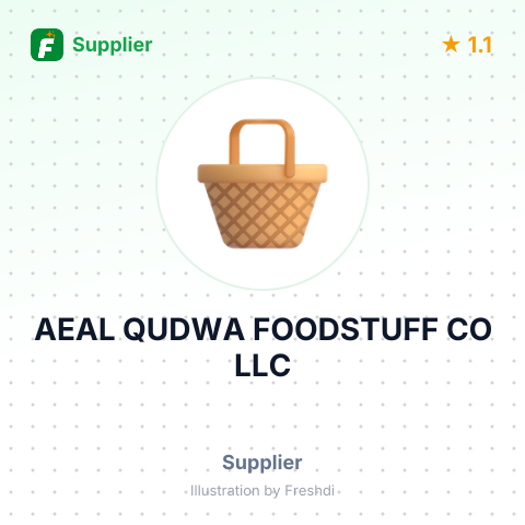 AEAL QUDWA FOODSTUFF CO LLC – summary card, no photo uploaded yet
