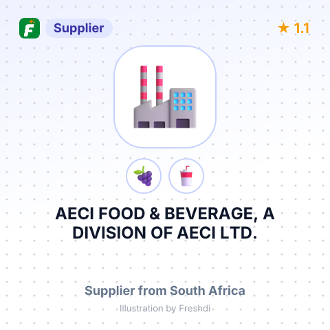 AECI FOOD & BEVERAGE, A DIVISION OF AECI LTD. – summary card, no photo uploaded yet