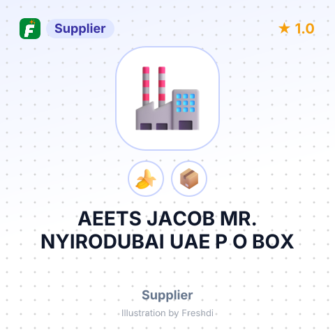 AEETS JACOB MR. NYIRODUBAI UAE P O BOX – summary card, no photo uploaded yet