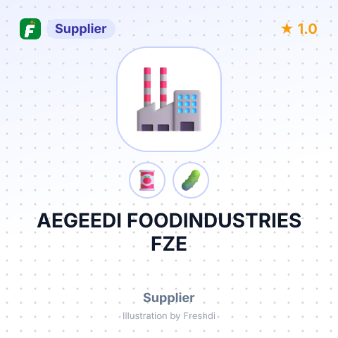 AEGEEDI FOODINDUSTRIES FZE – summary card, no photo uploaded yet