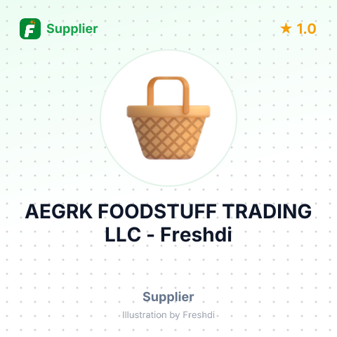 AEGRK FOODSTUFF TRADING LLC – summary card, no photo uploaded yet