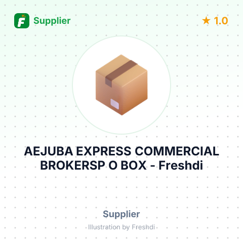 AEJUBA EXPRESS COMMERCIAL BROKERSP O BOX – summary card, no photo uploaded yet