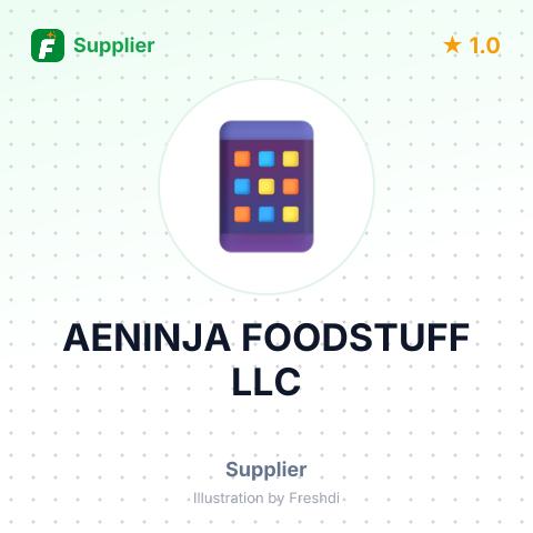 AENINJA FOODSTUFF LLC – summary card, no photo uploaded yet