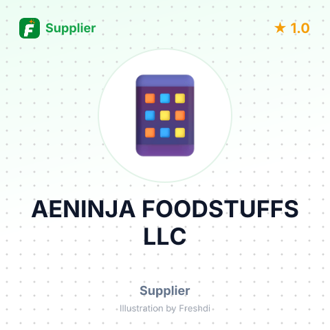 AENINJA FOODSTUFFS LLC – summary card, no photo uploaded yet