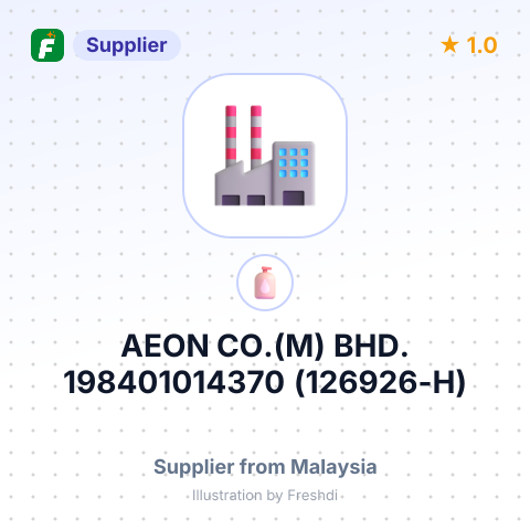 AEON CO.(M) BHD. 198401014370 (126926-H) – summary card, no photo uploaded yet